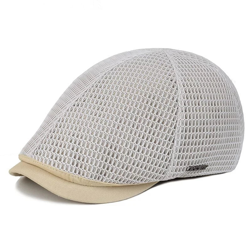 Macouri Mesh Flat Cap - Casual Mesh Flat Cap For All Day Comfort And Laid Back Style