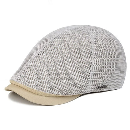 Macouri Mesh Flat Cap - Casual Mesh Flat Cap For All Day Comfort And Laid Back Style