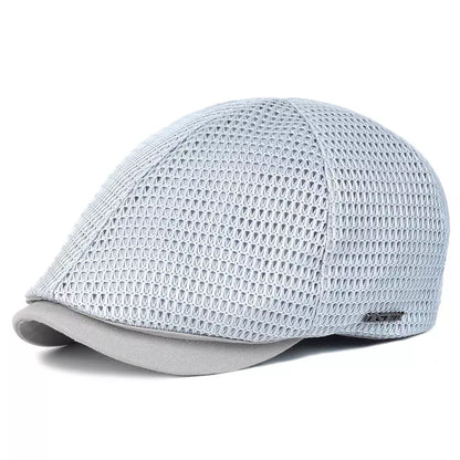 Macouri Mesh Flat Cap - Casual Mesh Flat Cap For All Day Comfort And Laid Back Style