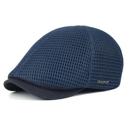 Macouri Mesh Flat Cap - Casual Mesh Flat Cap For All Day Comfort And Laid Back Style