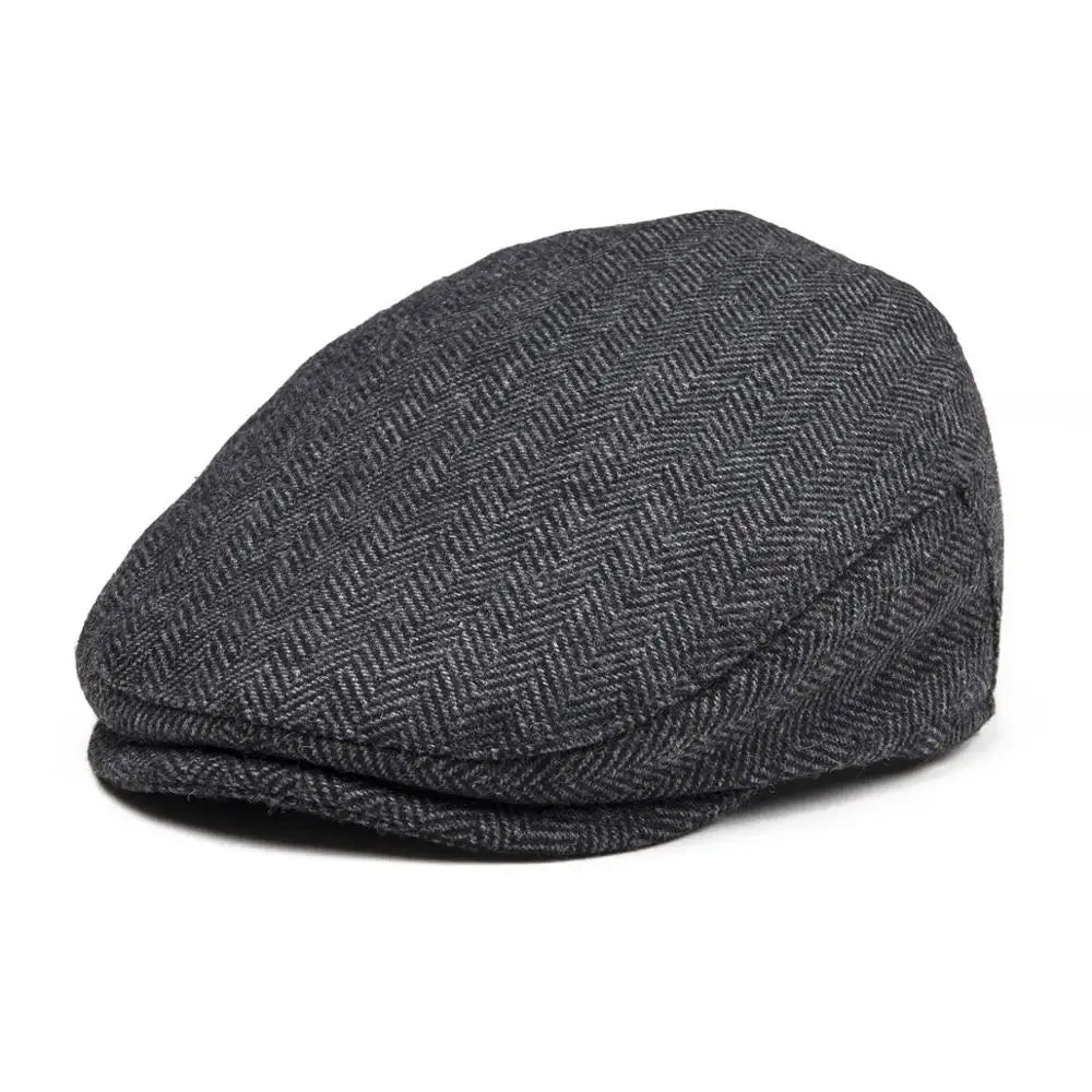 Manchester Kids Wool Flat Cap - Timeless, Versatile Cap For Smart Little Outfits
