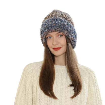 Manchester Winter Gradient Knitted Wool Beanie - Urban Caps