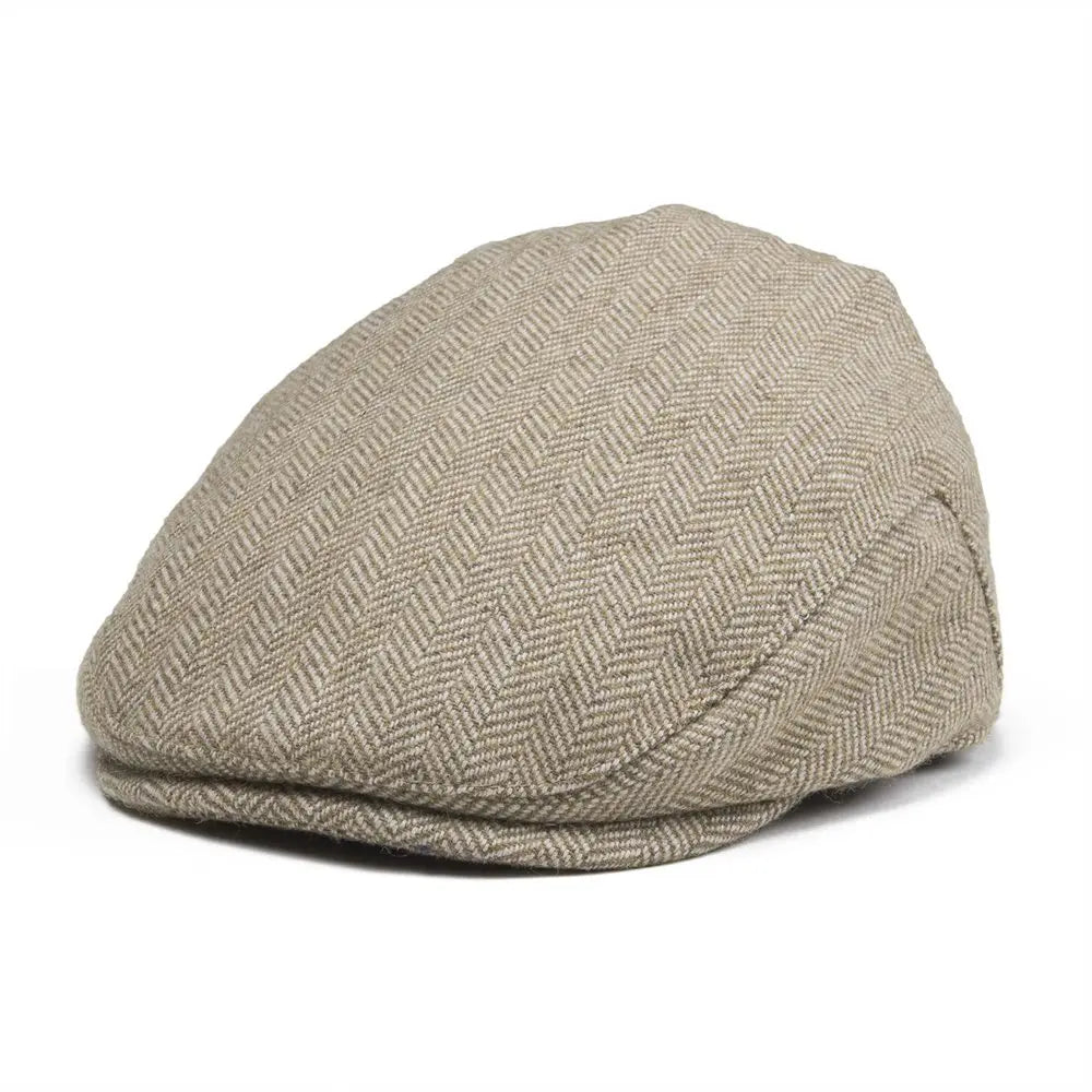 Manchester Kids Wool Flat Cap - Timeless, Versatile Cap For Smart Little Outfits
