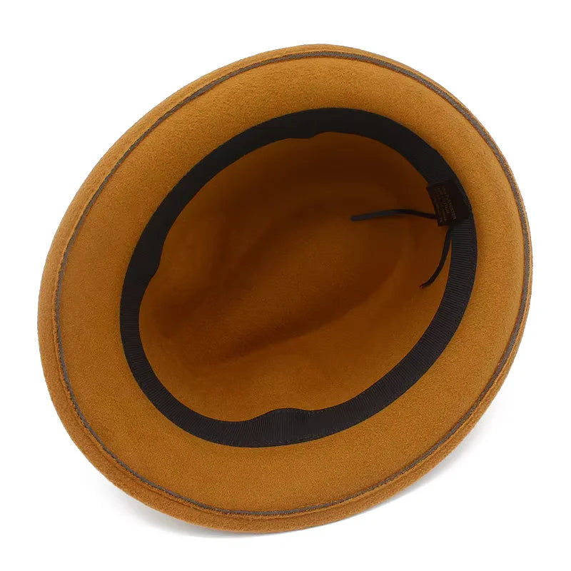 Manhattan Cotton Fedora Hat - Breathable Cotton Construction With Leather Belt Detail