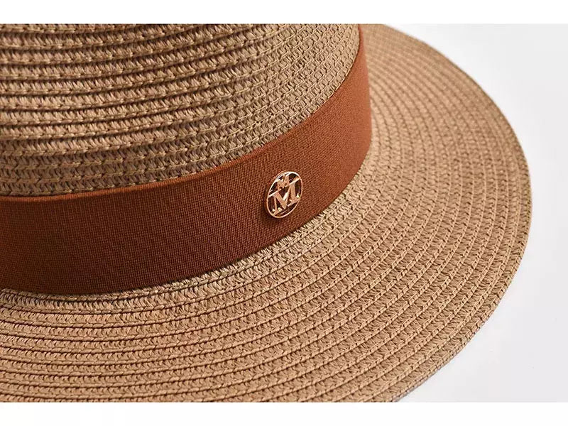 Maracaibo Straw Fedora Hat – Breathable Summer Wide Brim Hat