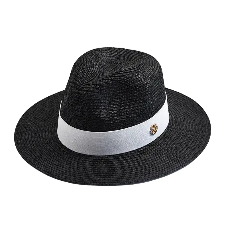 Maracaibo Straw Fedora Hat – Breathable Summer Wide Brim Hat
