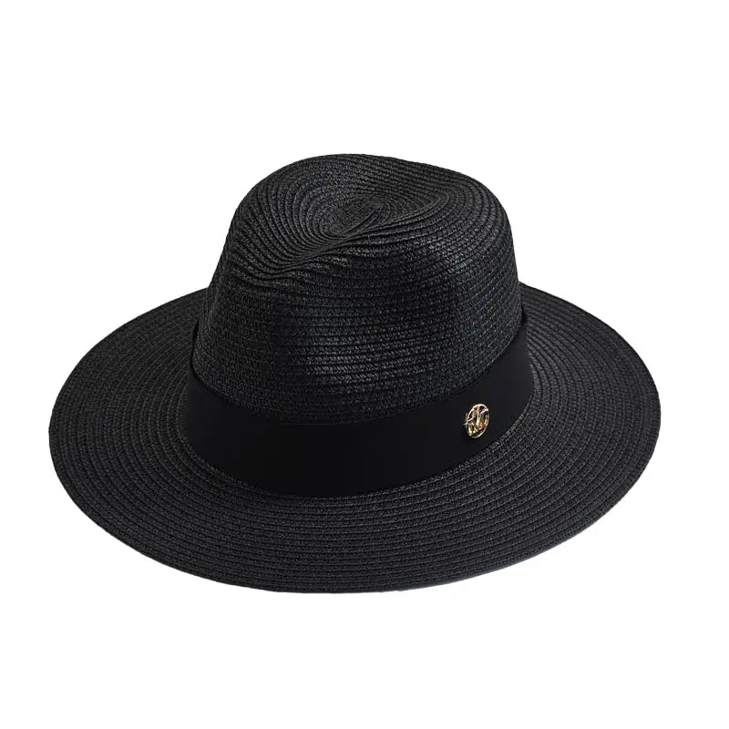 Maracaibo Straw Fedora Hat – Breathable Summer Wide Brim Hat