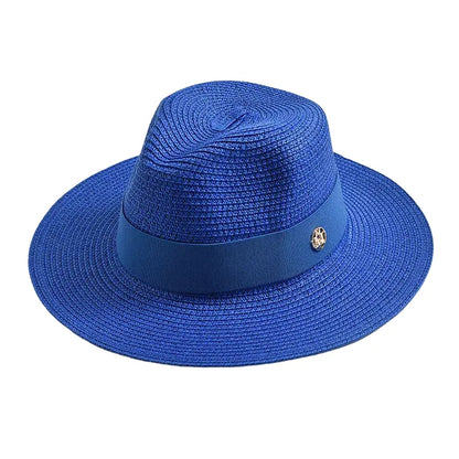Maracaibo Straw Fedora Hat – Breathable Summer Wide Brim Hat