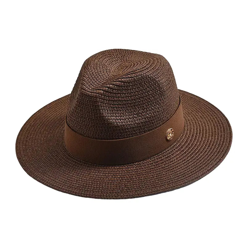 Maracaibo Straw Fedora Hat – Breathable Summer Wide Brim Hat