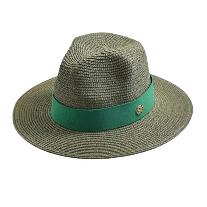 Maracaibo Straw Fedora Hat – Breathable Summer Wide Brim Hat