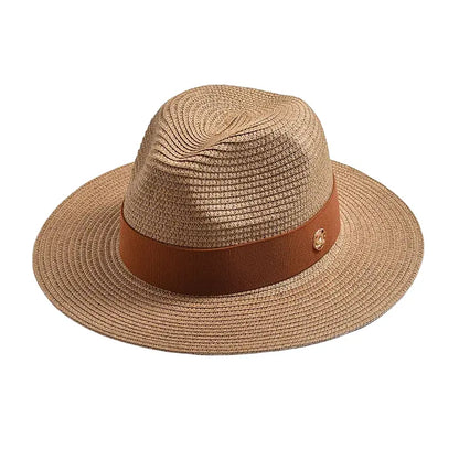 Maracaibo Straw Fedora Hat – Breathable Summer Wide Brim Hat
