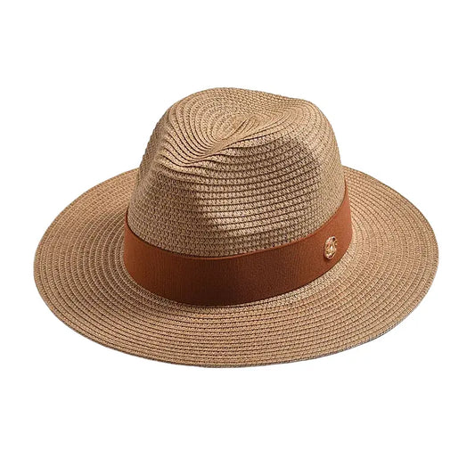 Maracaibo Straw Fedora Hat – Breathable Summer Wide Brim Hat