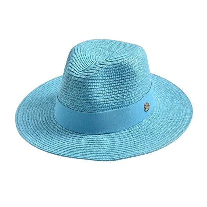 Maracaibo Straw Fedora Hat – Breathable Summer Wide Brim Hat