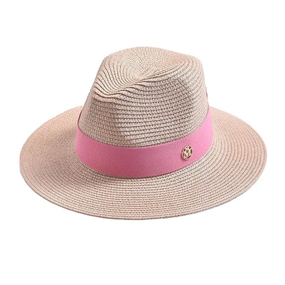 Maracaibo Straw Fedora Hat – Breathable Summer Wide Brim Hat