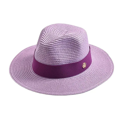 Maracaibo Straw Fedora Hat – Breathable Summer Wide Brim Hat