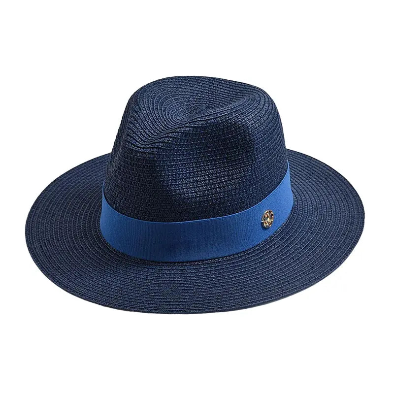 Maracaibo Straw Fedora Hat – Breathable Summer Wide Brim Hat