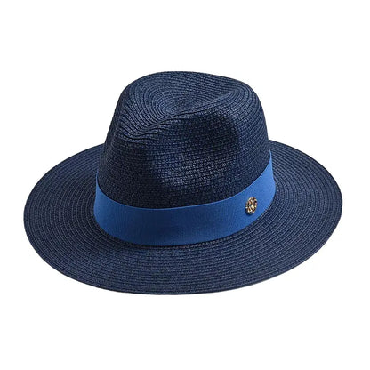 Maracaibo Straw Fedora Hat – Breathable Summer Wide Brim Hat