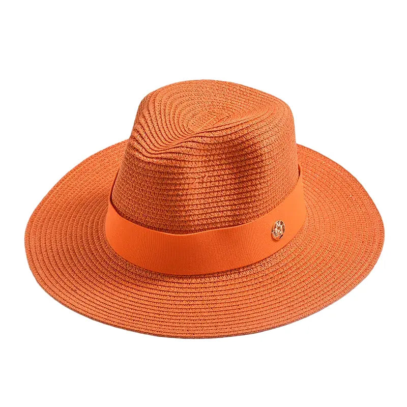 Maracaibo Straw Fedora Hat – Breathable Summer Wide Brim Hat