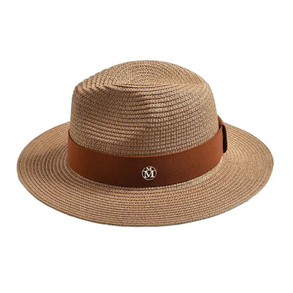 Maracaibo Straw Fedora Hat – Breathable Summer Wide Brim Hat