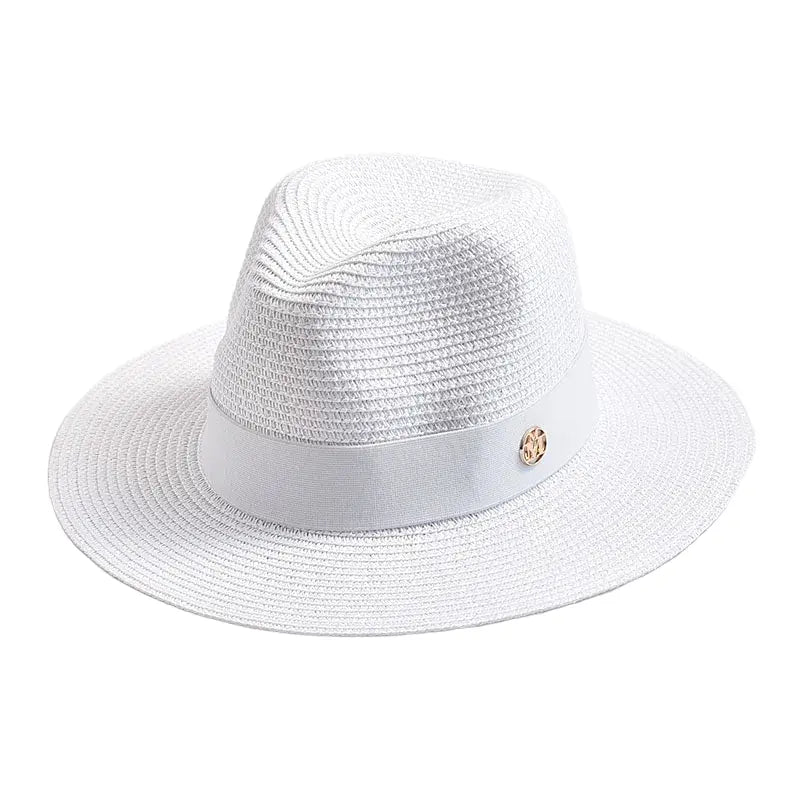Maracaibo Straw Fedora Hat – Breathable Summer Wide Brim Hat