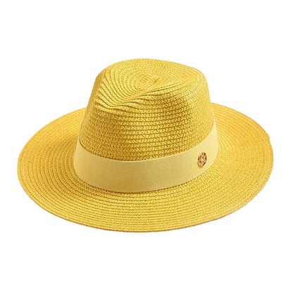 Maracaibo Straw Fedora Hat – Breathable Summer Wide Brim Hat