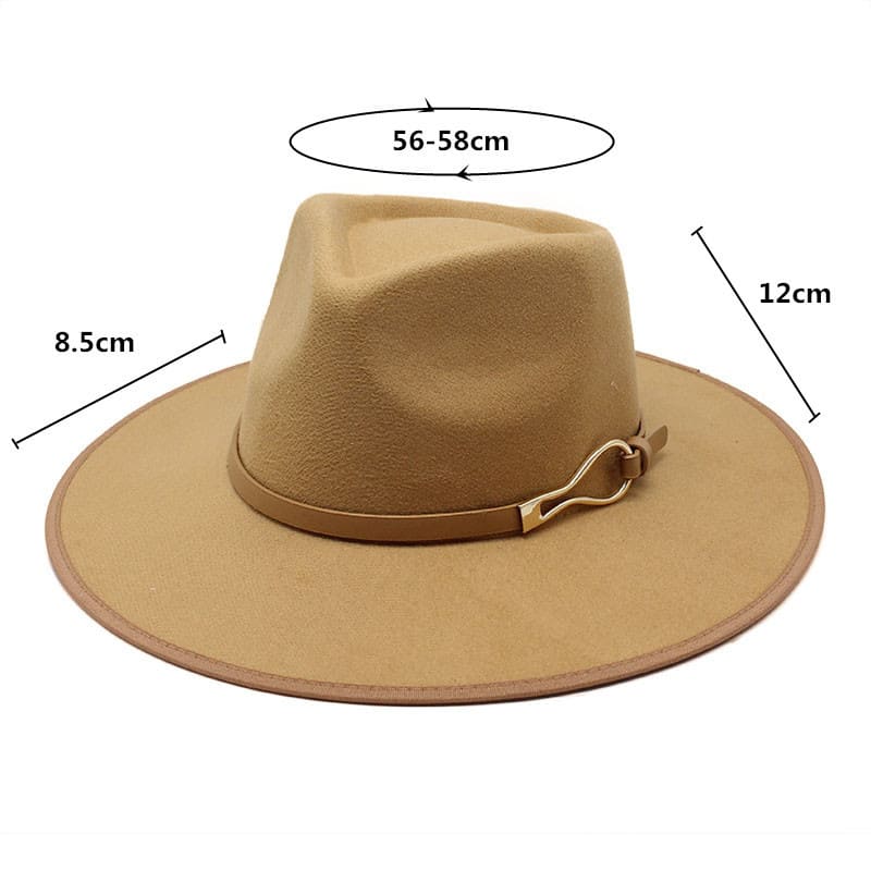 Marston Wool Fedora Hat – Classic Adjustable Premium Hat