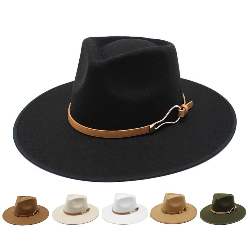 Marston Wool Fedora Hat – Classic Adjustable Premium Hat