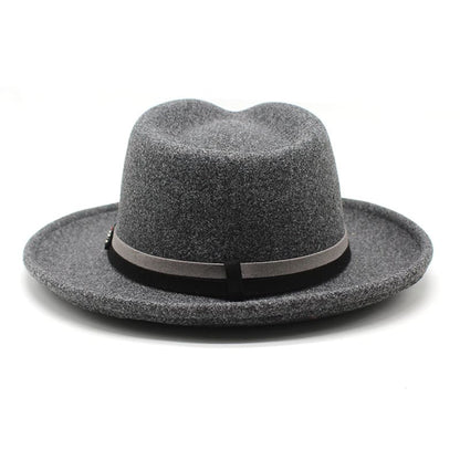 Masters Classic Soft Wool Fedora Hat - Elegant Wool Fedora For Timeless Dressy Style