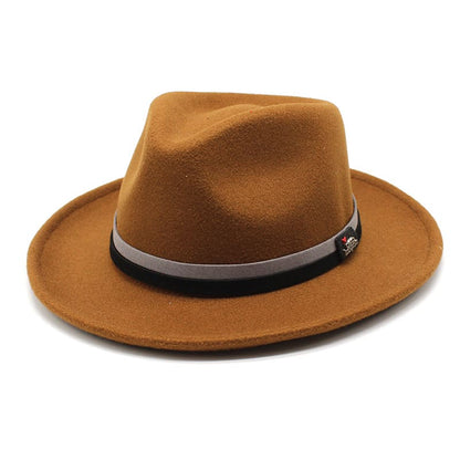Masters Classic Soft Wool Fedora Hat - Elegant Wool Fedora For Timeless Dressy Style