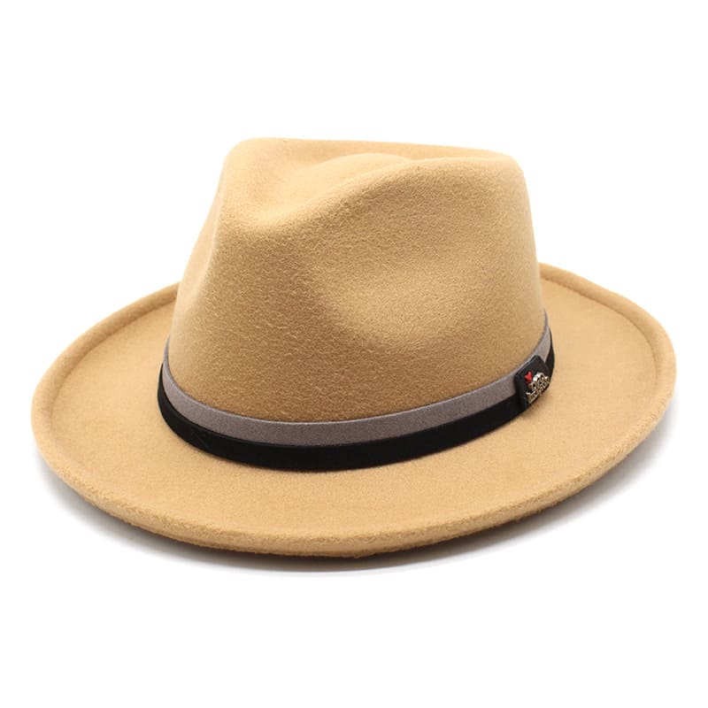 Masters Classic Soft Wool Fedora Hat - Elegant Wool Fedora For Timeless Dressy Style