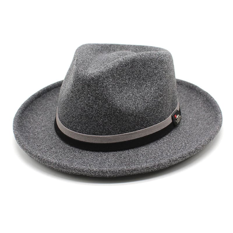 Masters Classic Soft Wool Fedora Hat - Elegant Wool Fedora For Timeless Dressy Style