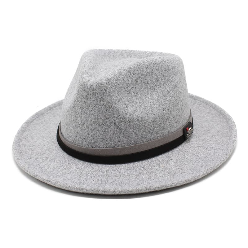 Masters Classic Soft Wool Fedora Hat - Elegant Wool Fedora For Timeless Dressy Style