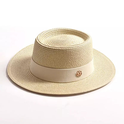 Masters Summer Straw Pork Pie Hat – Lightweight Breathable Short Brim Hat