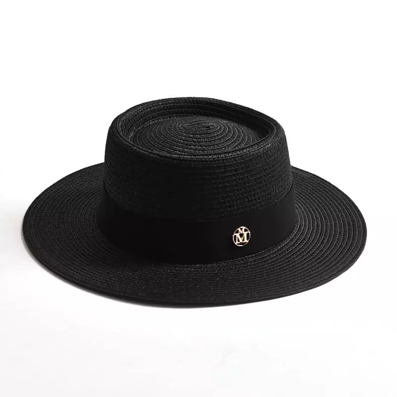 Masters Summer Straw Pork Pie Hat – Lightweight Breathable Short Brim Hat