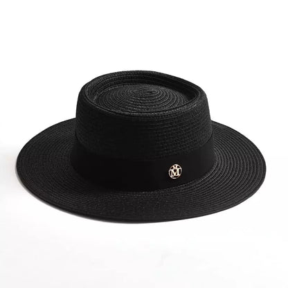 Masters Summer Straw Pork Pie Hat – Lightweight Breathable Short Brim Hat