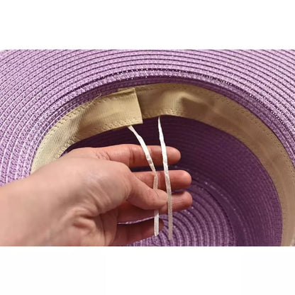 Masters Summer Straw Pork Pie Hat – Lightweight Breathable Short Brim Hat