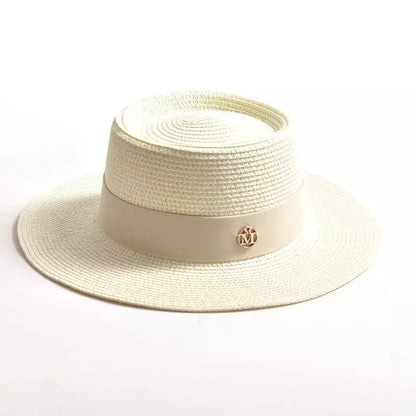 Masters Summer Straw Pork Pie Hat – Lightweight Breathable Short Brim Hat