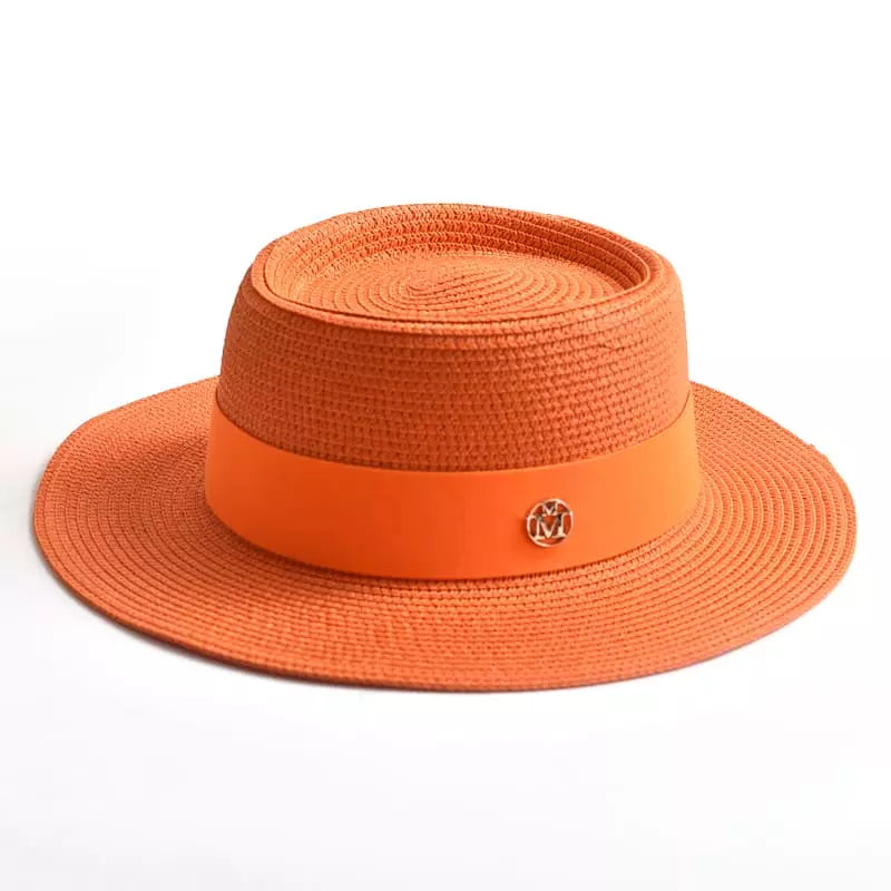 Masters Summer Straw Pork Pie Hat – Lightweight Breathable Short Brim Hat