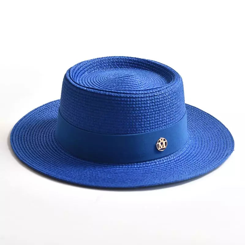 Masters Summer Straw Pork Pie Hat – Lightweight Breathable Short Brim Hat