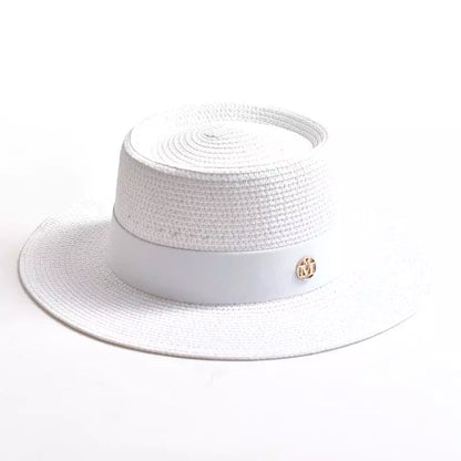 Masters Summer Straw Pork Pie Hat – Lightweight Breathable Short Brim Hat