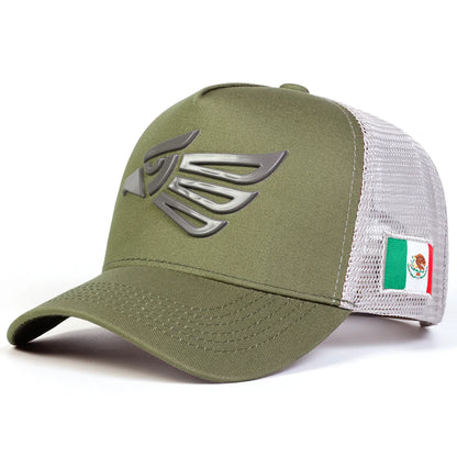 Mexican Eagle Trucker Cap - Casual Trucker Cap With Rugged Style For A Timeless Look