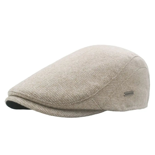 Milano Plain Cotton Flat Cap – Lightweight Classic Ivy Cap