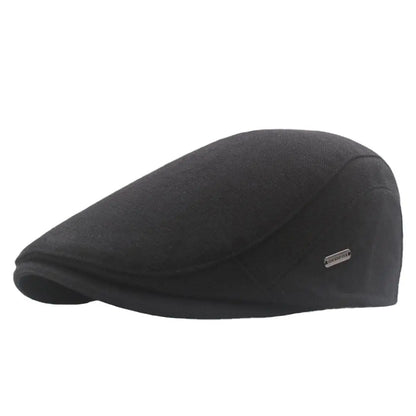 Milano Plain Cotton Flat Cap – Lightweight Classic Ivy Cap