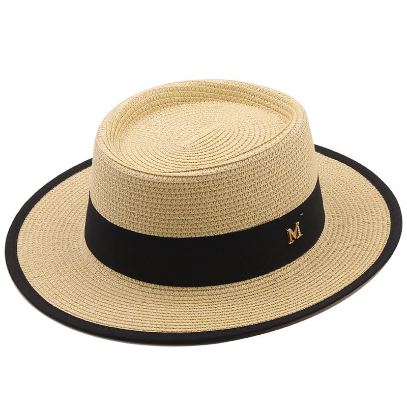 Miller Summer Starw Porkpie Hat - Lightweight Straw Porkpie For Warm Weather Style