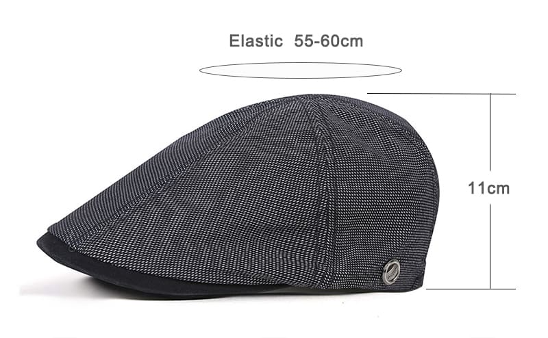 Molly Cabbie Cotton Flat Cap - Timeless Cotton Flat Cap for Casual and Smart Looks