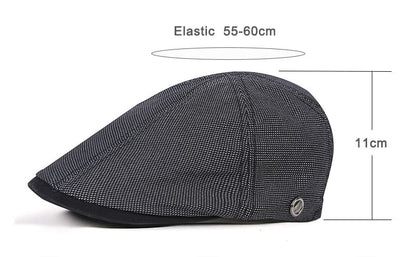 Molly Cabbie Cotton Flat Cap - Timeless Cotton Flat Cap for Casual and Smart Looks