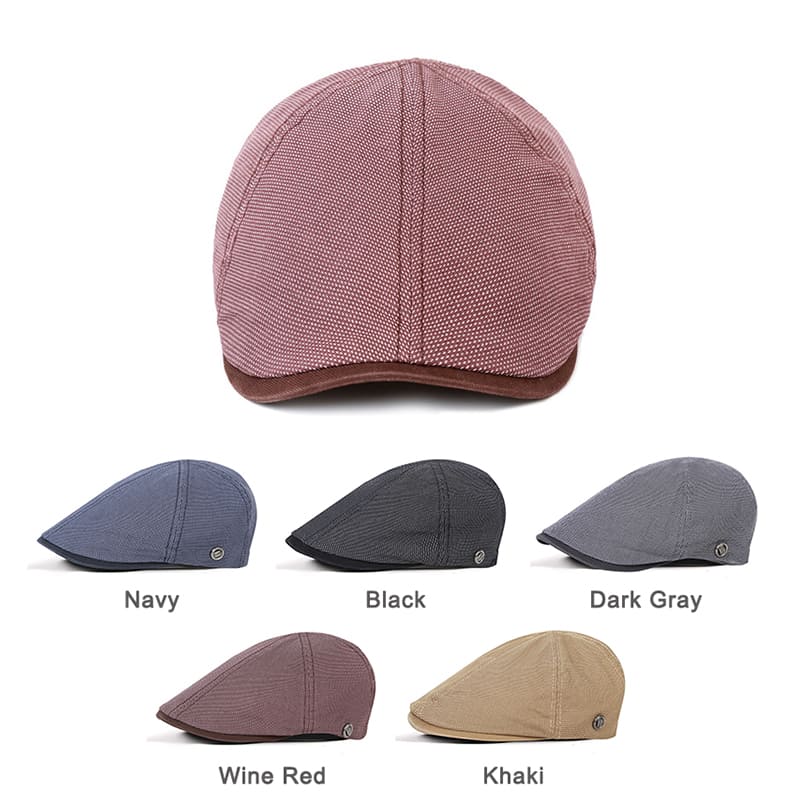 Molly Cabbie Cotton Flat Cap - Timeless Cotton Flat Cap for Casual and Smart Looks