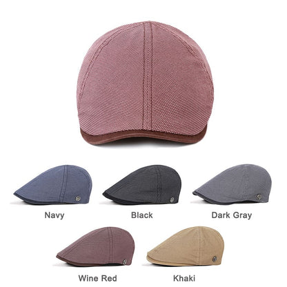 Molly Cabbie Cotton Flat Cap - Timeless Cotton Flat Cap for Casual and Smart Looks