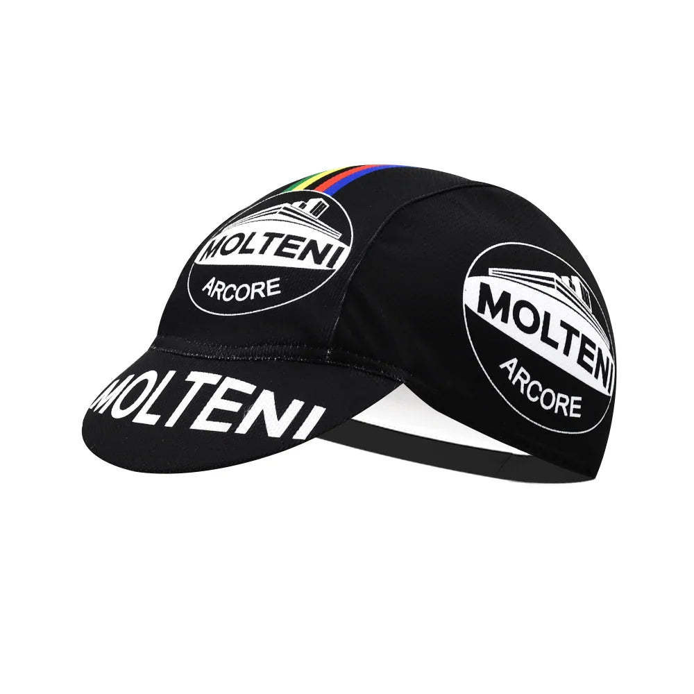 Molteni Vintage Cycling Cap Lightweight Acrylic Retro Style For Everyday Riding