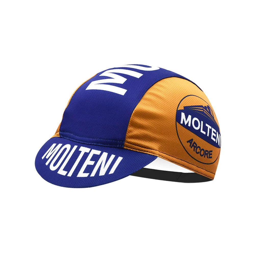 Molteni Vintage Cycling Cap Lightweight Acrylic Retro Style For Everyday Riding